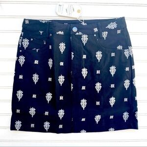 Black & white Jean Skirt by Love Riche new